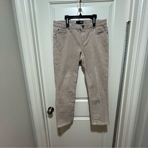 Kut from the Kloth women’s size 10 Light Tan boyfriend Corduroy Pants. LIKE NEW